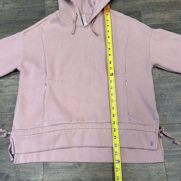 Fabletics Athletic Hoodie Women Size Small Pink Zipped Pockets - Picture 6 of 10